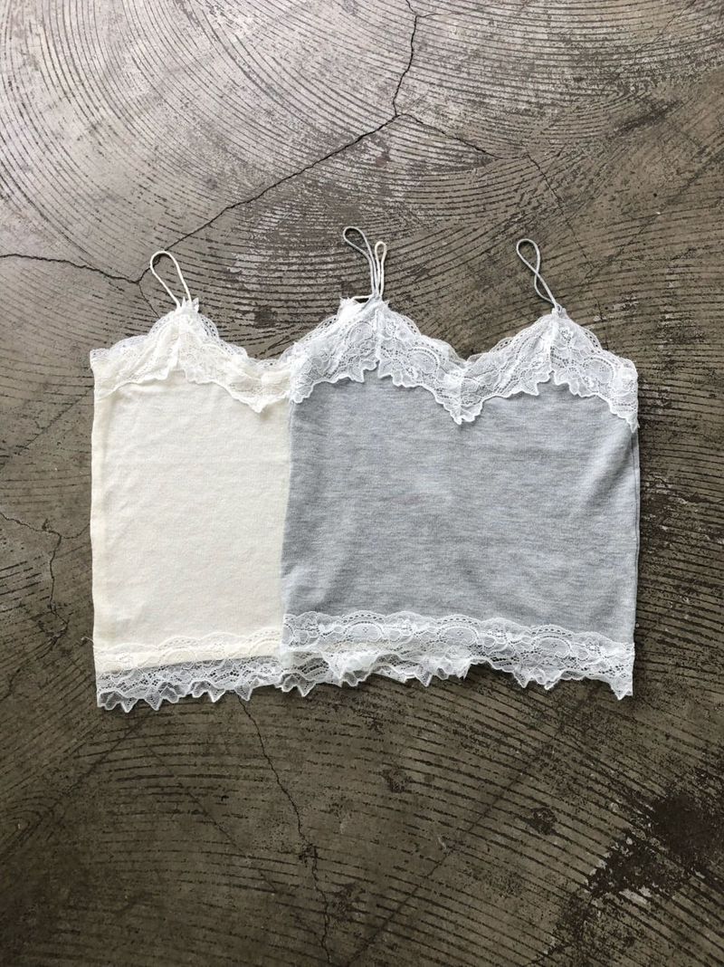 moroi(モロイ)の「romantic lace sleeveless shirt(Tops)」