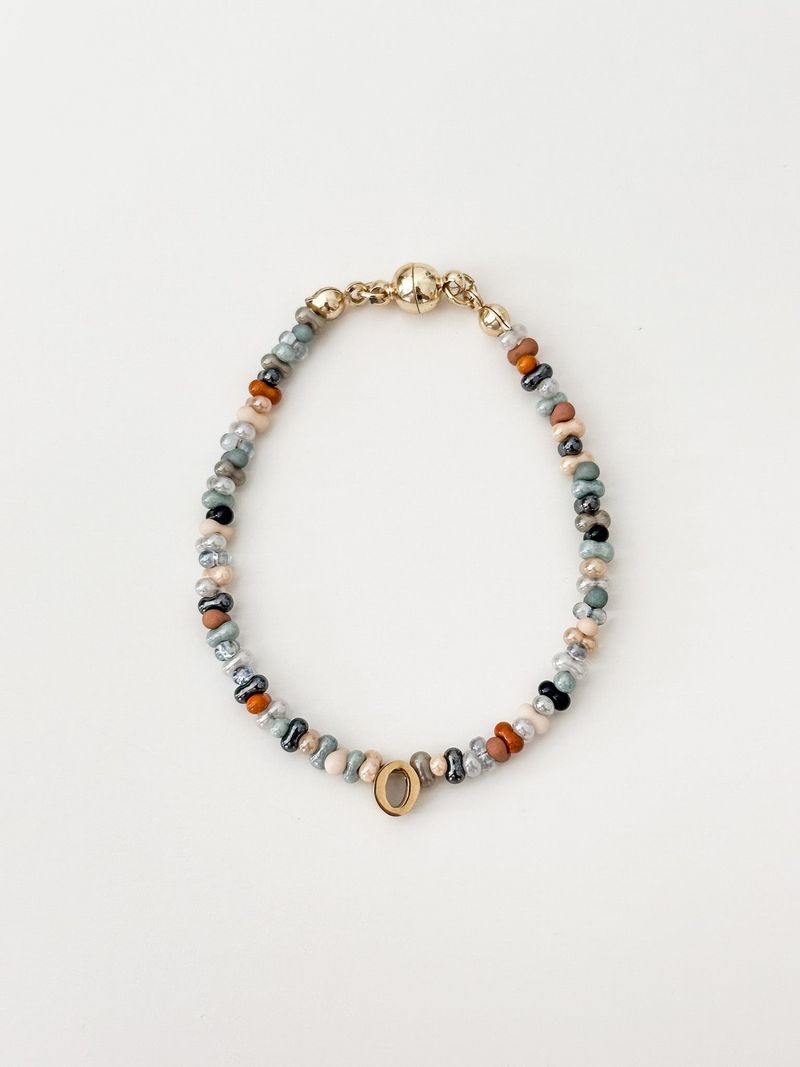 Thang Ga Beads Initials Bracelet