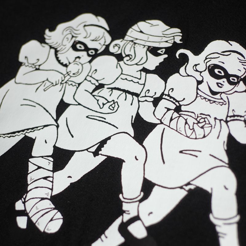 TROUBLE TROUBLE ( GIRL OVERSIZE TEE )