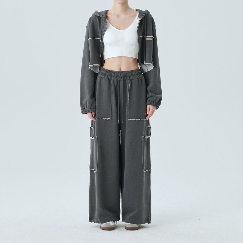 MOIFAIRE(モイフェア)の「PIGMENT DYEING SWEATPANTS / CHARCOAL(Pants)」
