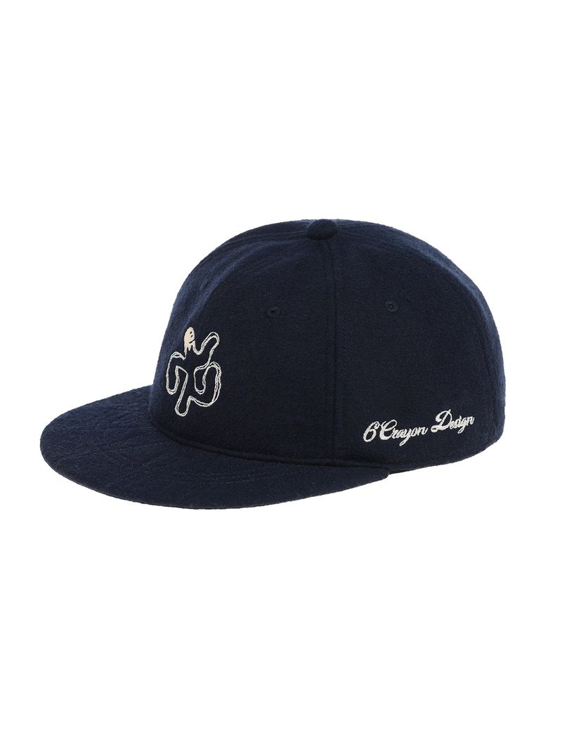 6CRAYON(シックスクレヨン)の「6CRAYON Autumn-Winter Classic Embroidered Wool Blend Six-Panel Baseball Cap(Hats)」