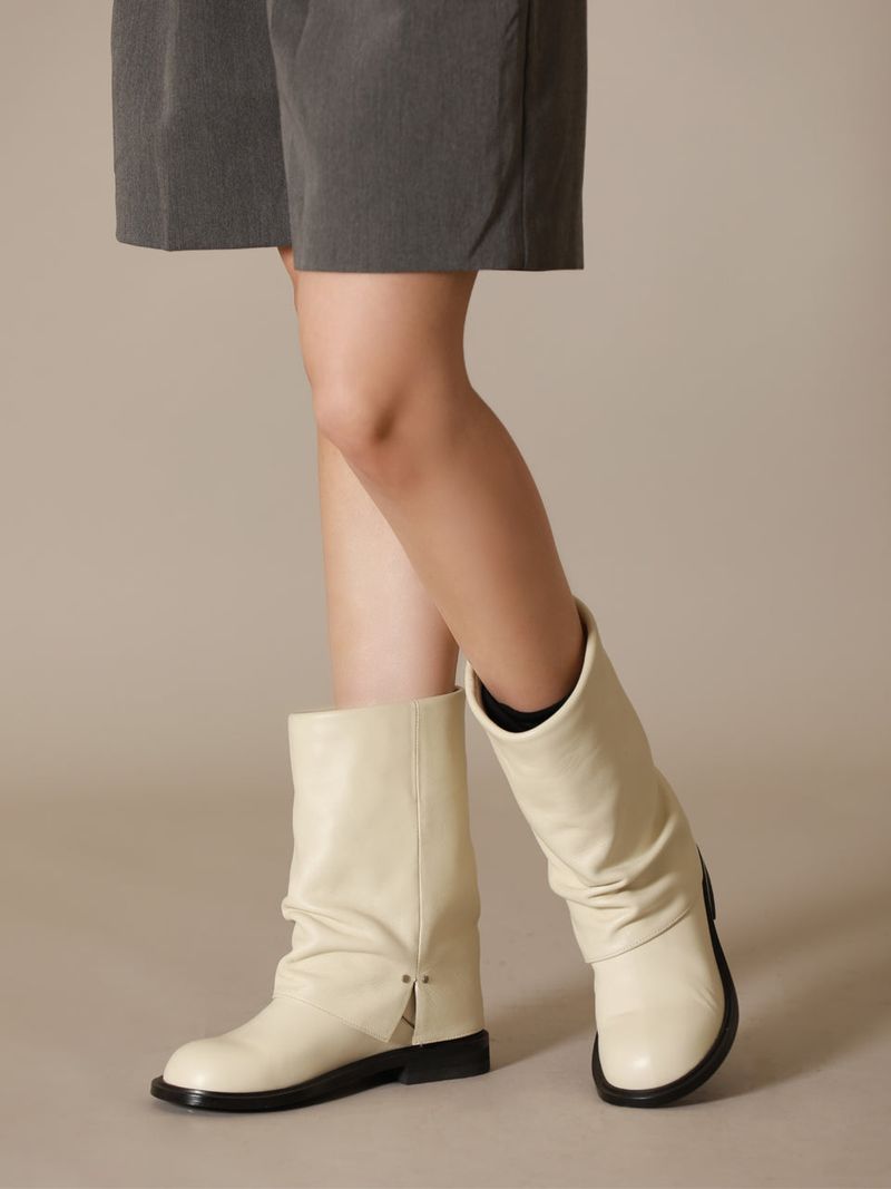 Leg warmer middle Boots ivory