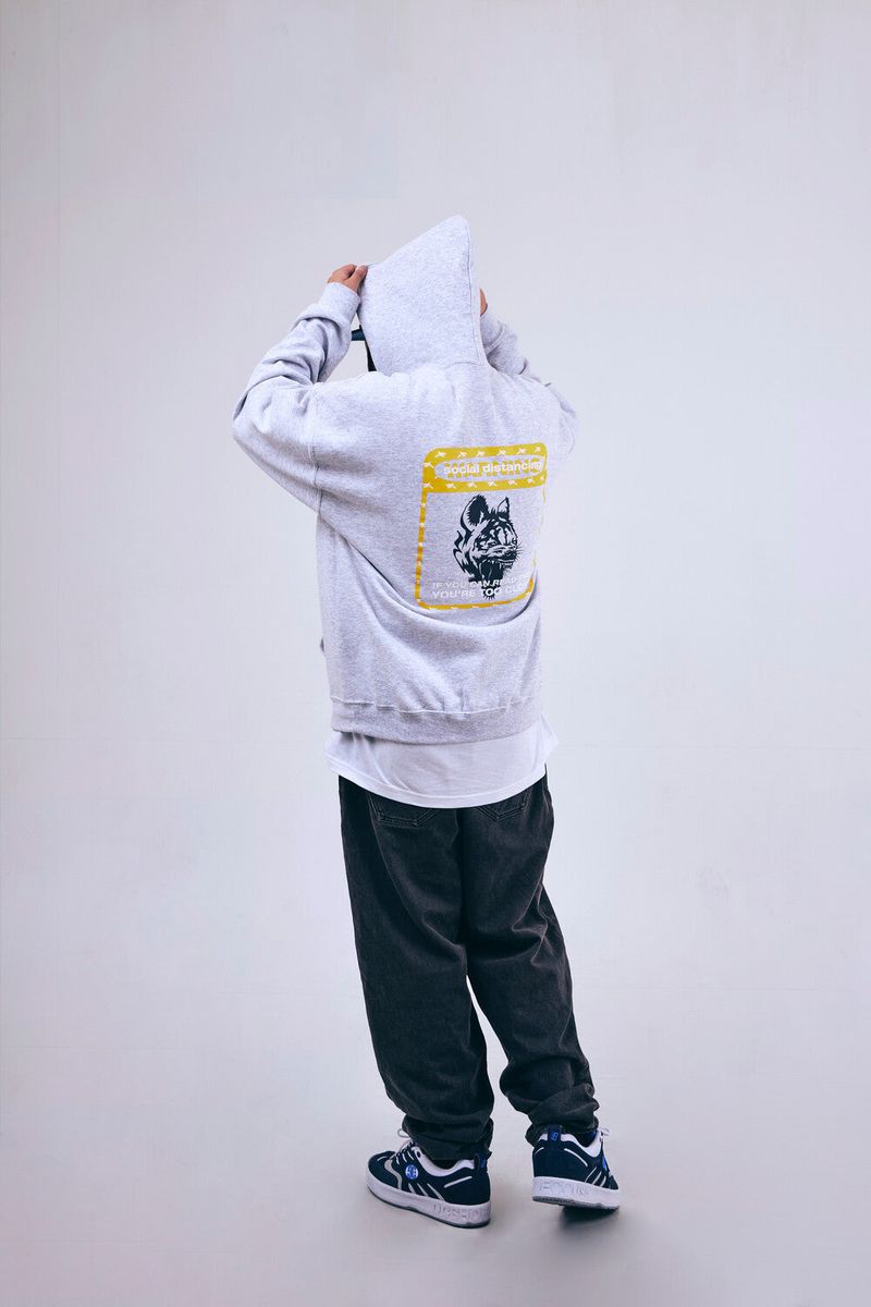 BC x OC HOODIE ASH