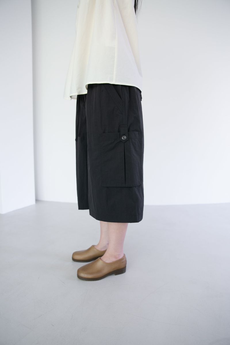 nylon button pocket bermuda pants(3colors)