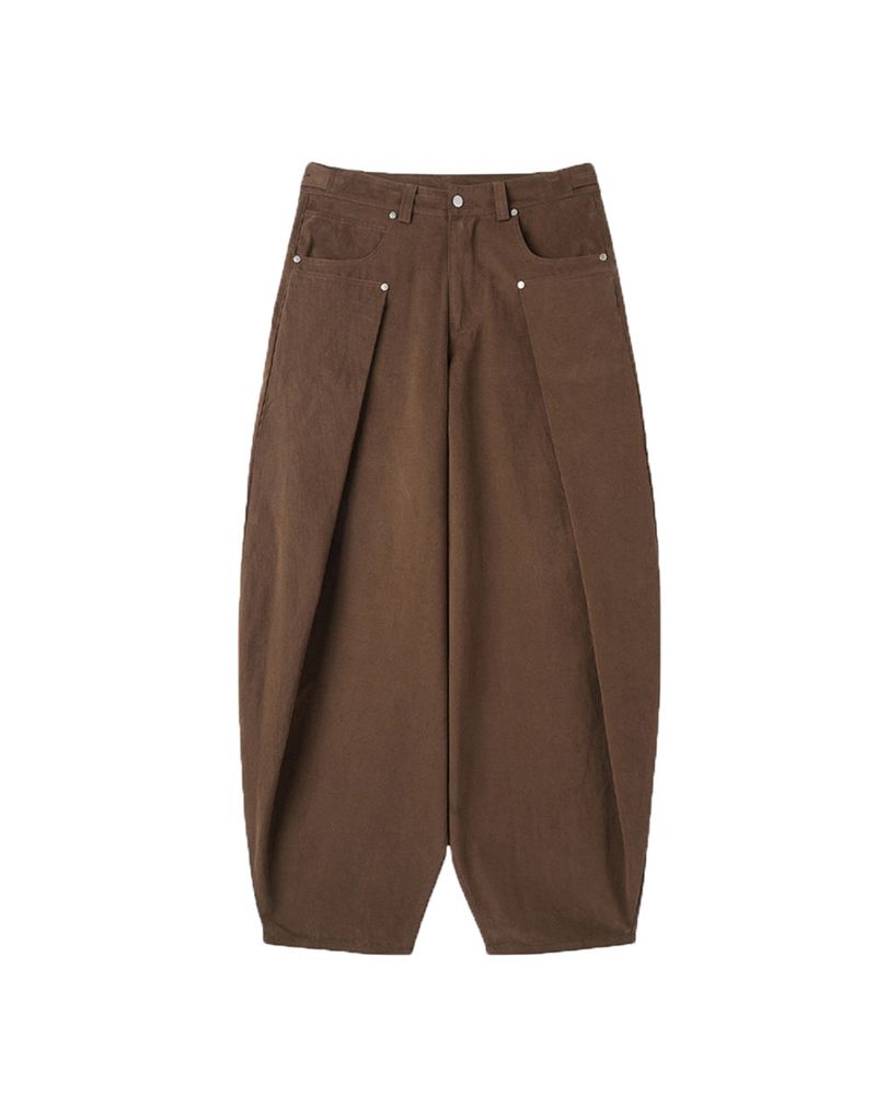 Cuff Bizo Balloon Cotton Pants