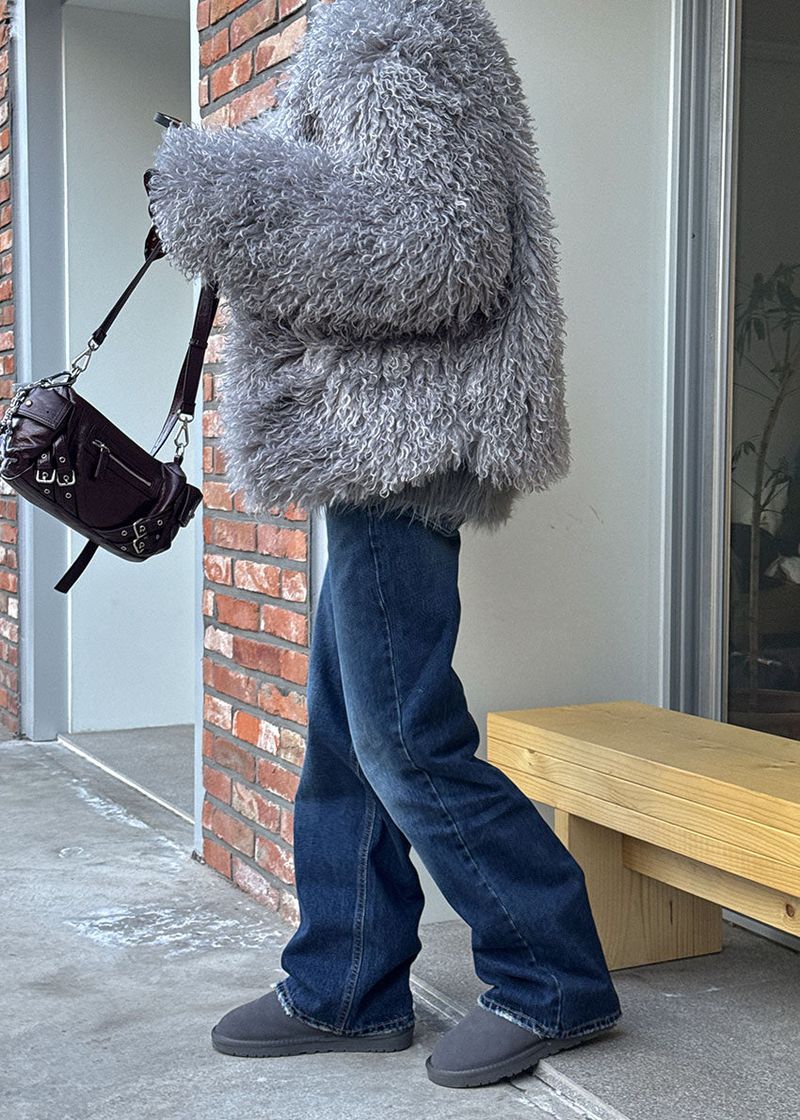 LOW BRUSH STRAIGHT DENIM