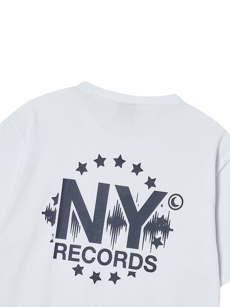 RECORDS TEE (WHITE)
