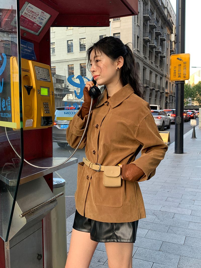 [MADE] Le Elle Leather Shorts