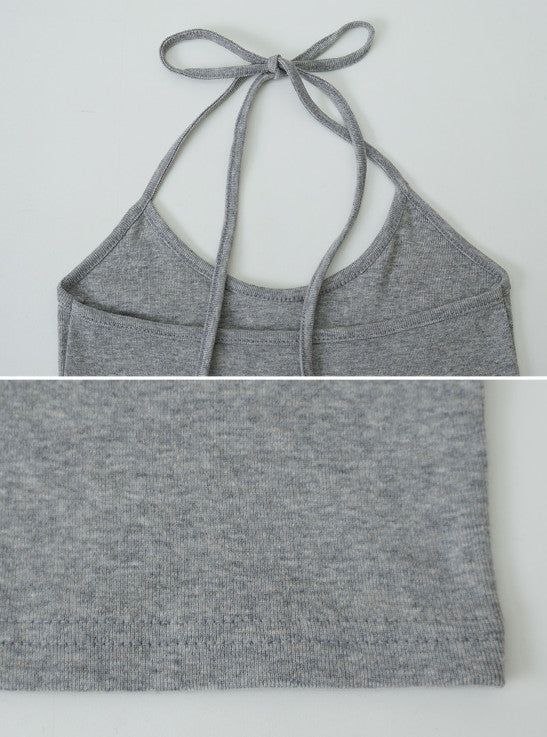 BT Slim Halter Neck Sleeveless (4color)