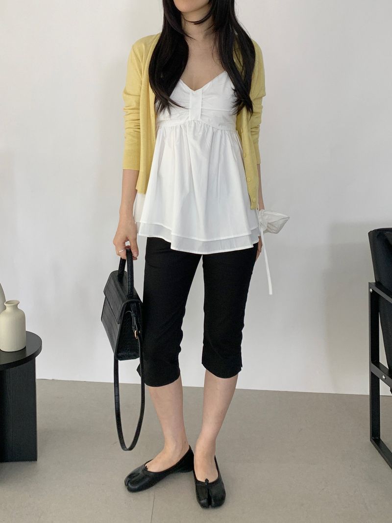 Nanore Round Neck Knit Cardigan