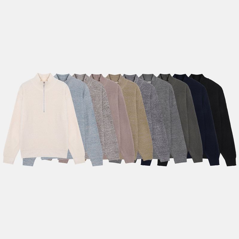 [BEST]CANDY DAILY HALF ZIPUP KNIT(11COLOR)