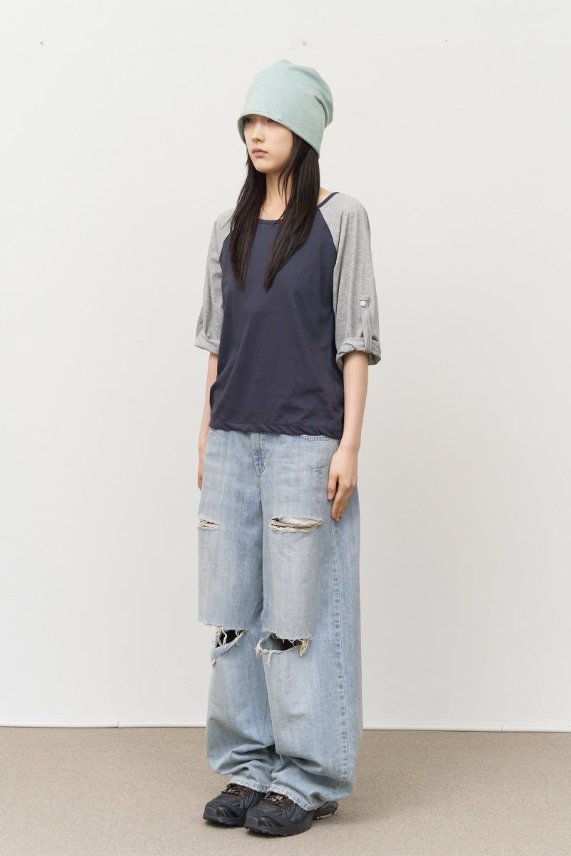 (W) Peter Roll-up Reglan Top