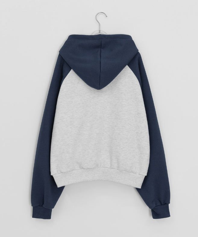 Ginke Raglan Color Matching Hoodie