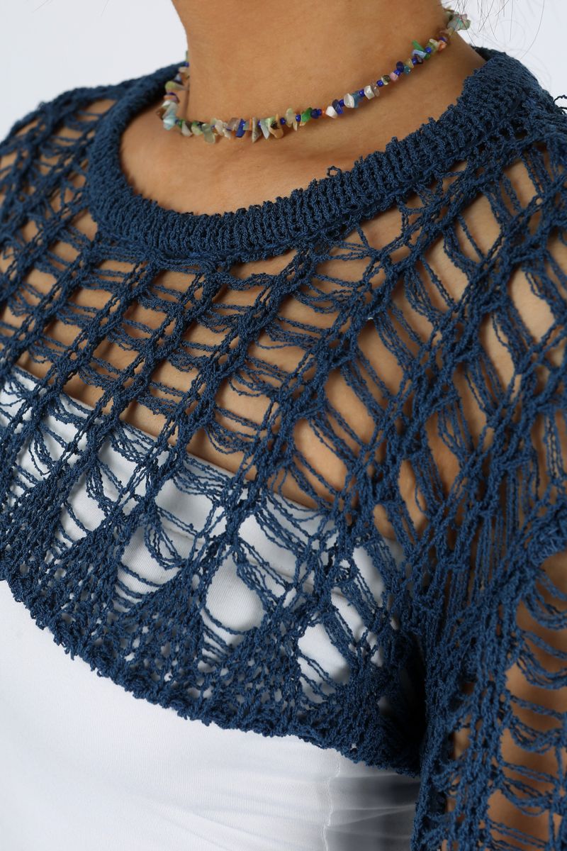NET SUMMER KNIT BOLERO