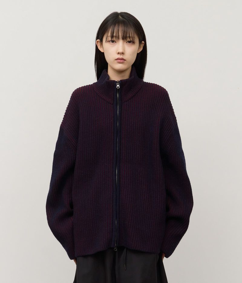 HIFIFNK(ハイファイファンク)の「Meen Knitted Zip Up(Tops)」