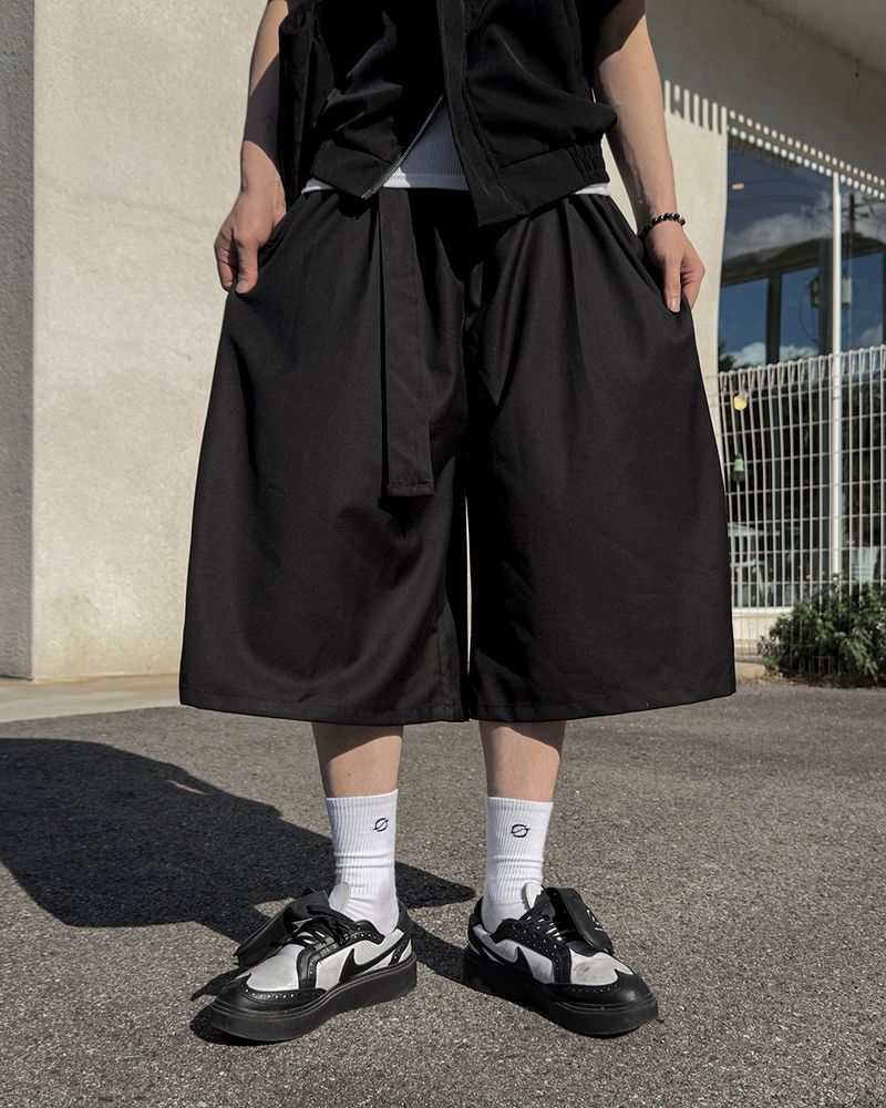 Koz Belted Bermuda Slacks