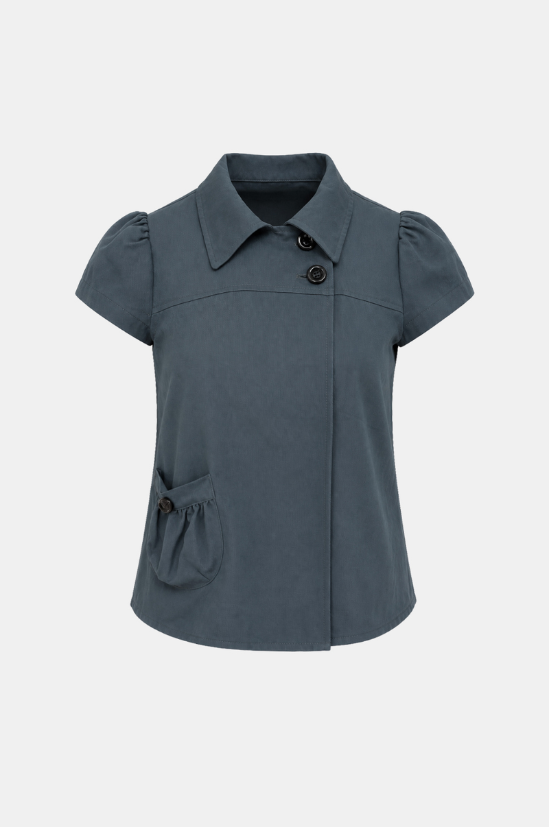Faye Woodland Pocket Blouse