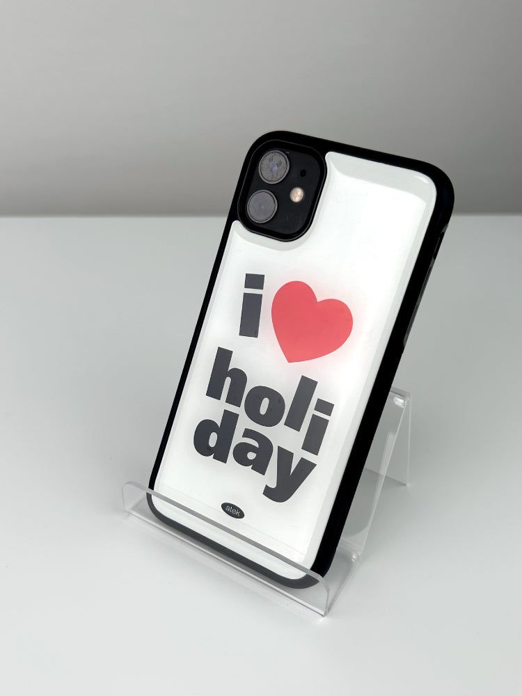 Holiday Epoxy Bumper Case(White)