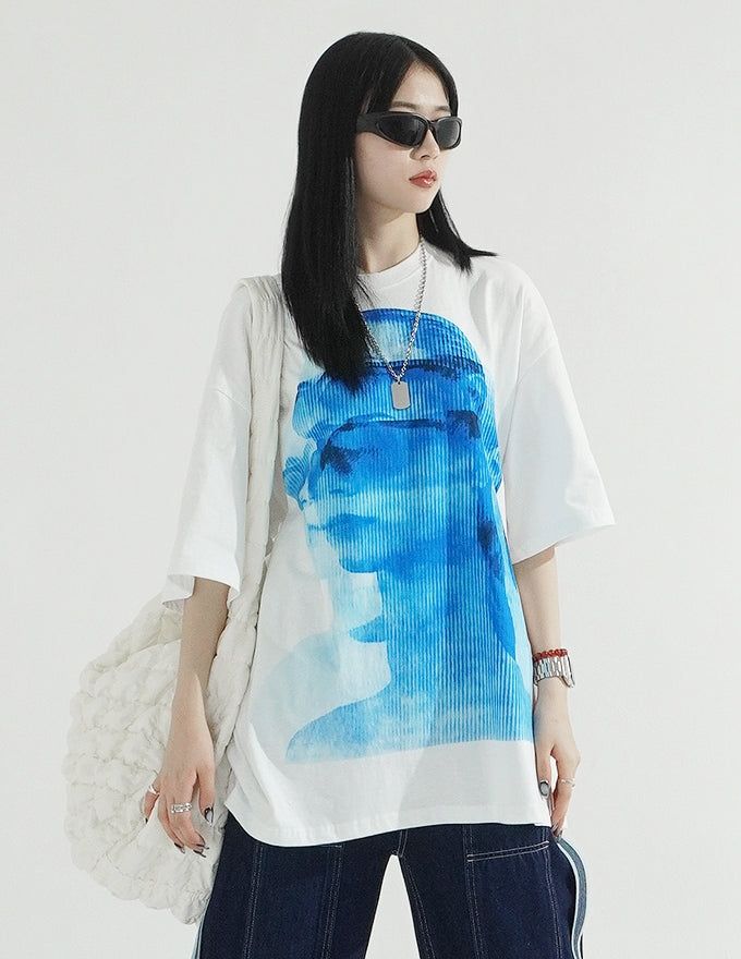 KIXI（キッシー）の「Silhouette Half Sleeve T-shirt（Tops）」