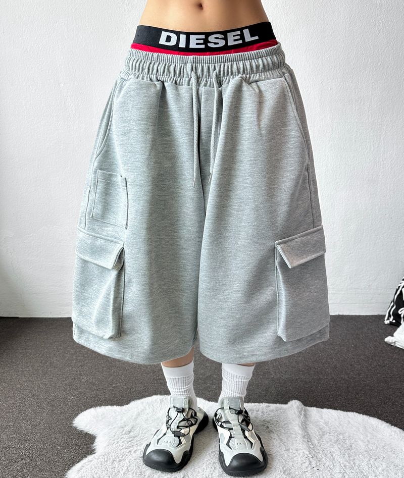 Diverse Multi Cargo Balloon Bermuda Shorts 4color