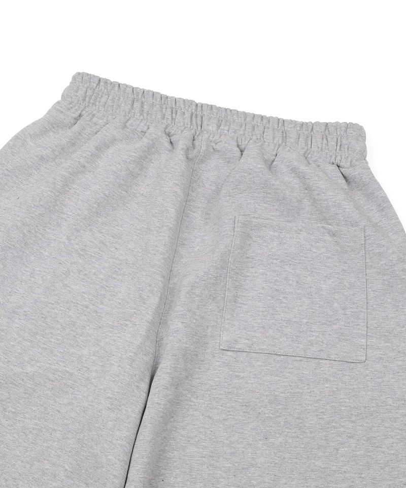 Lettering Big Logo Balloon Sweatpants - Gray