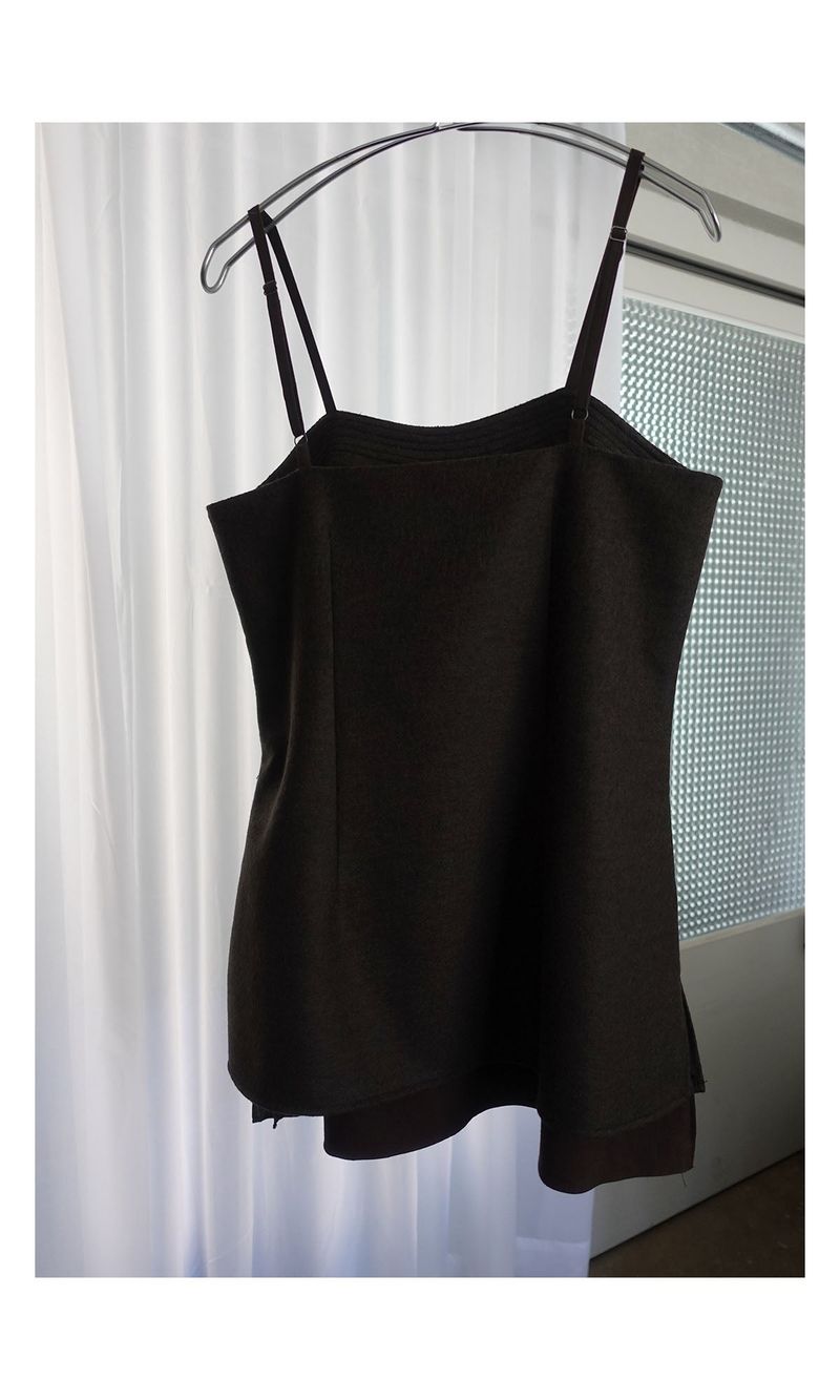 Solitude wool bustier (2C)