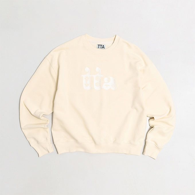towtow.archive（トゥトゥ アーカイブ）の「GARDEN EMB THUMBHOLE SWEATSHIRTS-ECRU（Tops）」