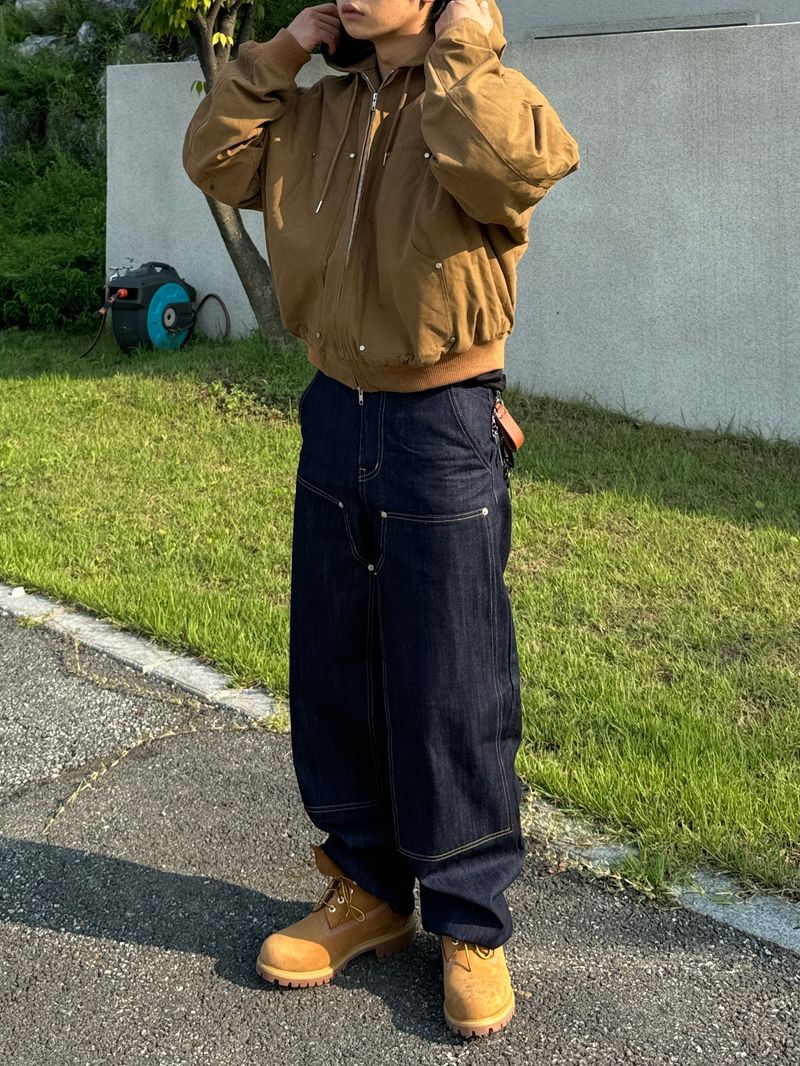 Twinknee denim pants (2color)