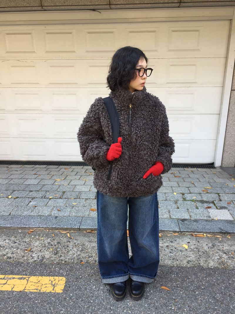 DUGGY（ダギー）の「[MD Pick] Teal Peach Fleece Lined Roll-Up Denim Jeans (1 Color)（Pants）」