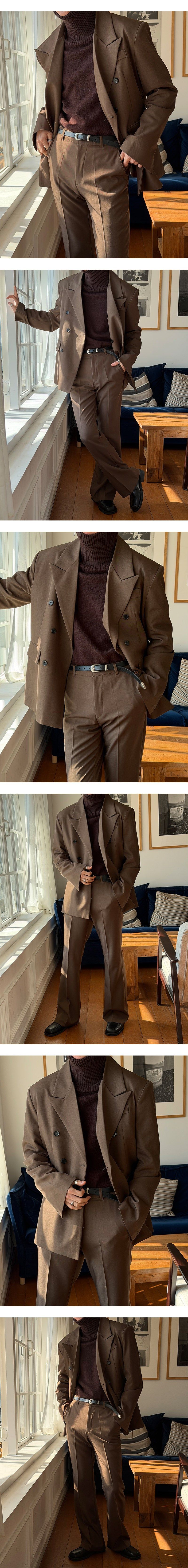 [SET UP 가능] Max boots cut slacks(2color)