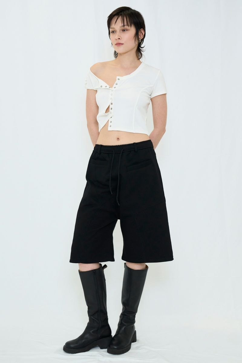 DISTORTION HALF SWEATPANTS