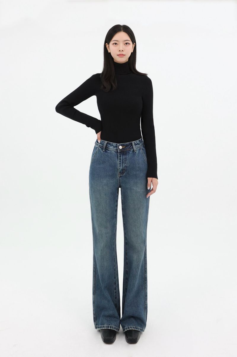 SIGNATURE LOGO FLARE DENIM code 26007