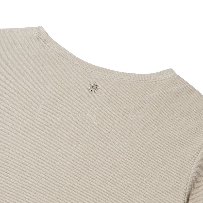 [ULKIN] Lace hook tight top_Beige