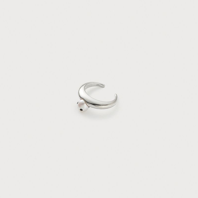 Polkadots Open Ring, Black