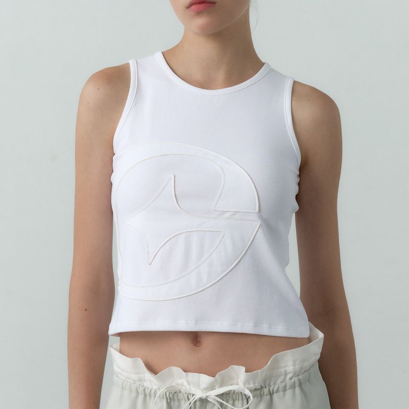 GIGAL GG SLEEVELESS TOP