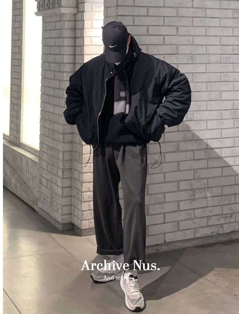 Nus. archive(ナス アーカイブ)の「Nus. Hood padding (Black)(Jackets/Outerwear)」