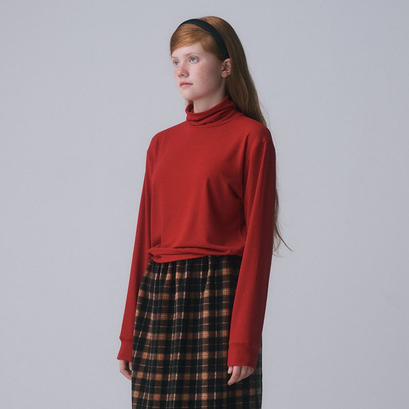 RIBBON TAIL LONG SLEEVE, RED