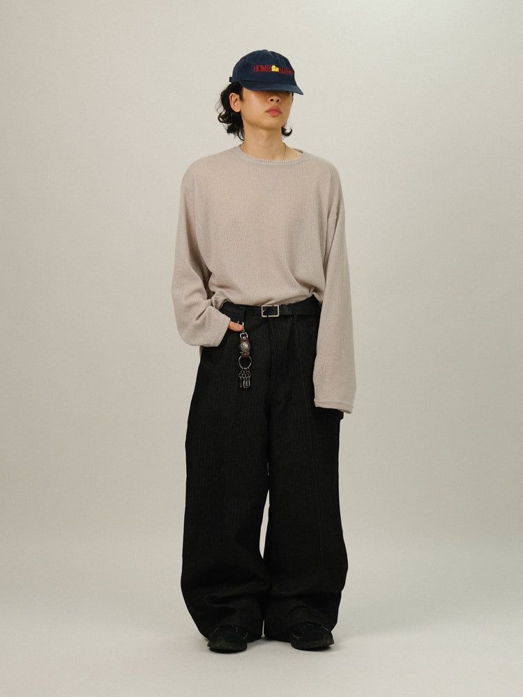 ON Non-fade Herringbone Patch Denim Pants