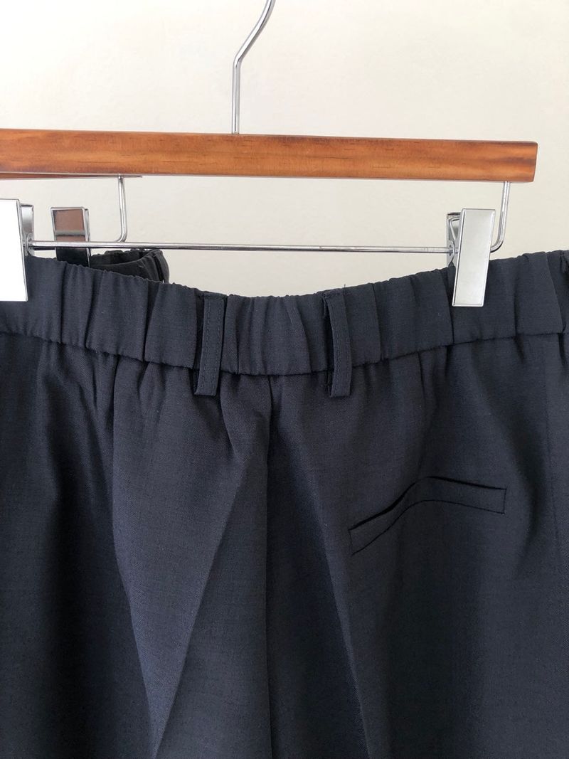 pintuck balloon slacks