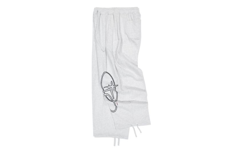 SHINING SPANGLE LOGO PANTS