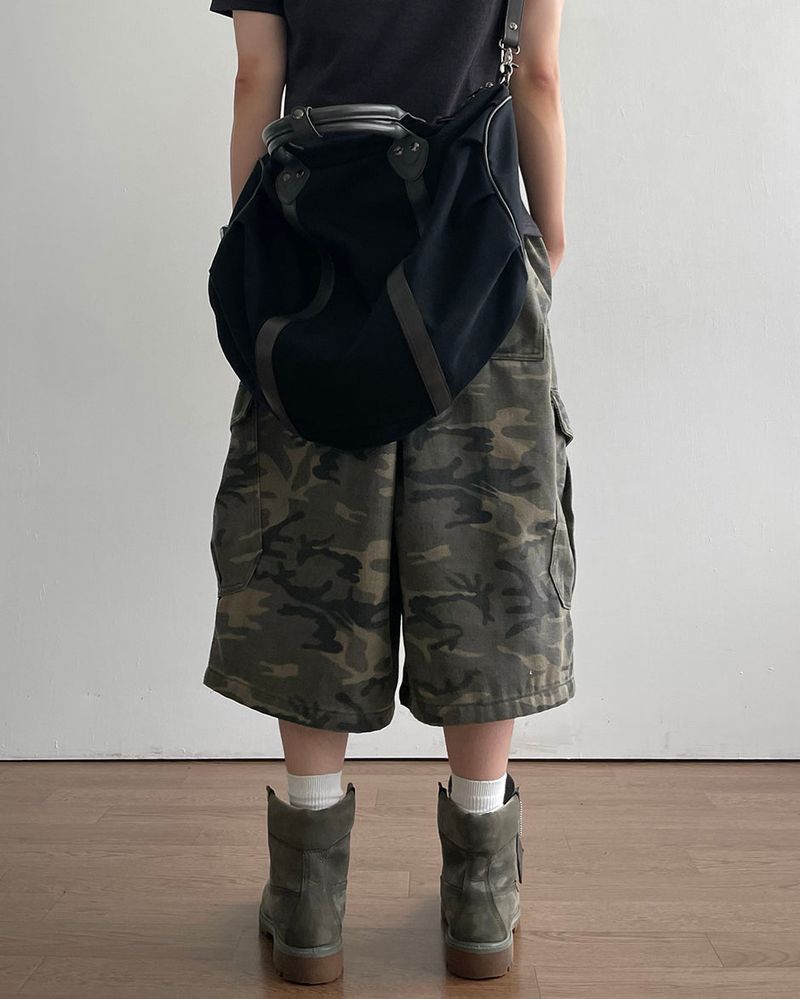 Drill Camo Bermuda Pants