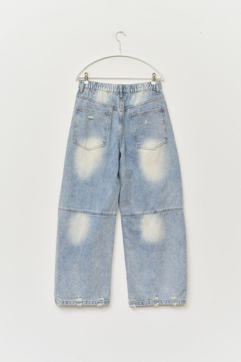Brick Brushed Wide Denim