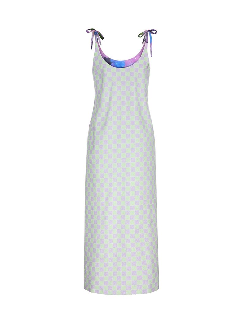 0 7 jelly & check dress