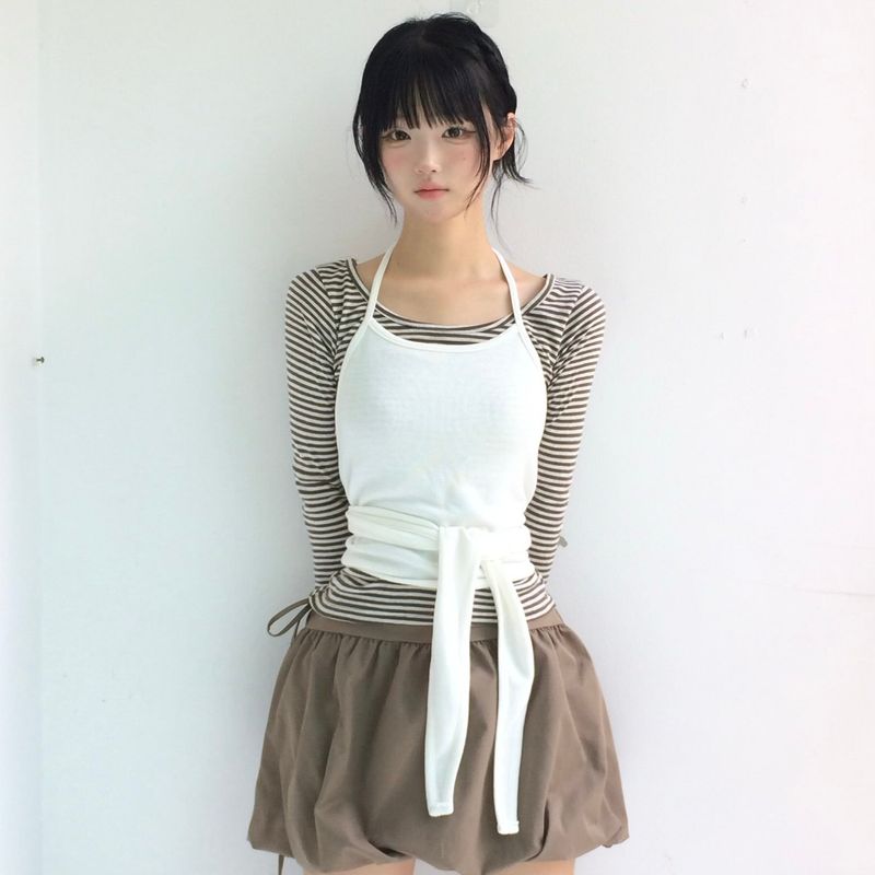 ner.ui.bin（ノエビン）の「リリーブストラップトップ（トップス）」