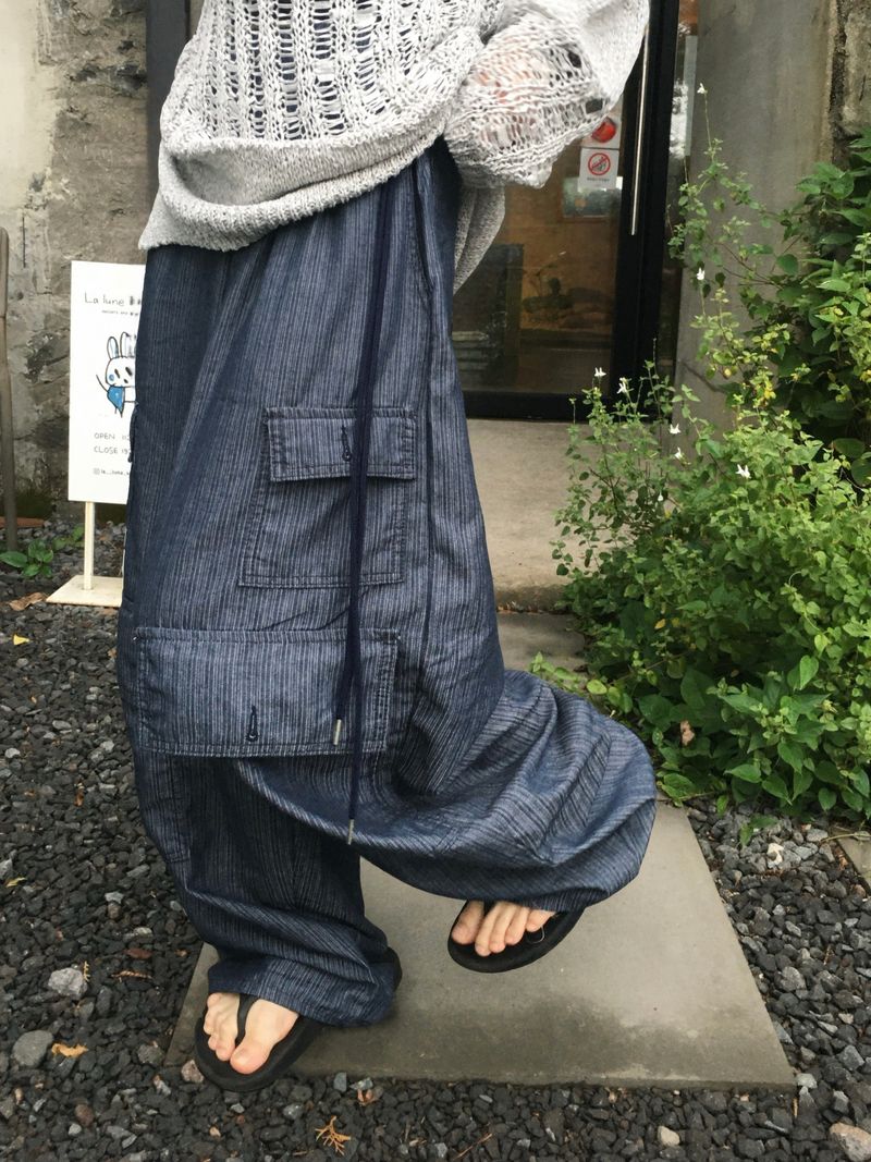 マルチポケットノンフェイドシャーリングカーゴパンツ (2c)
