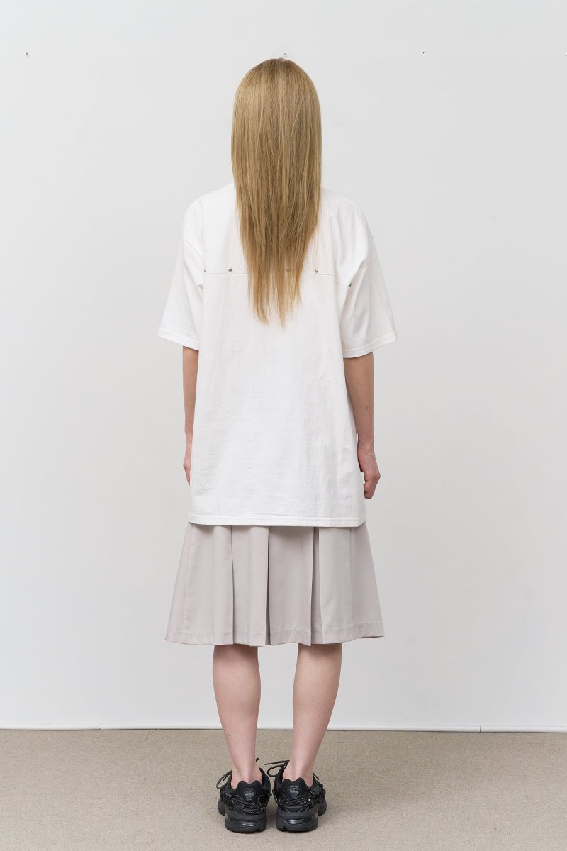 (W) Age Snap Pleats Skirt