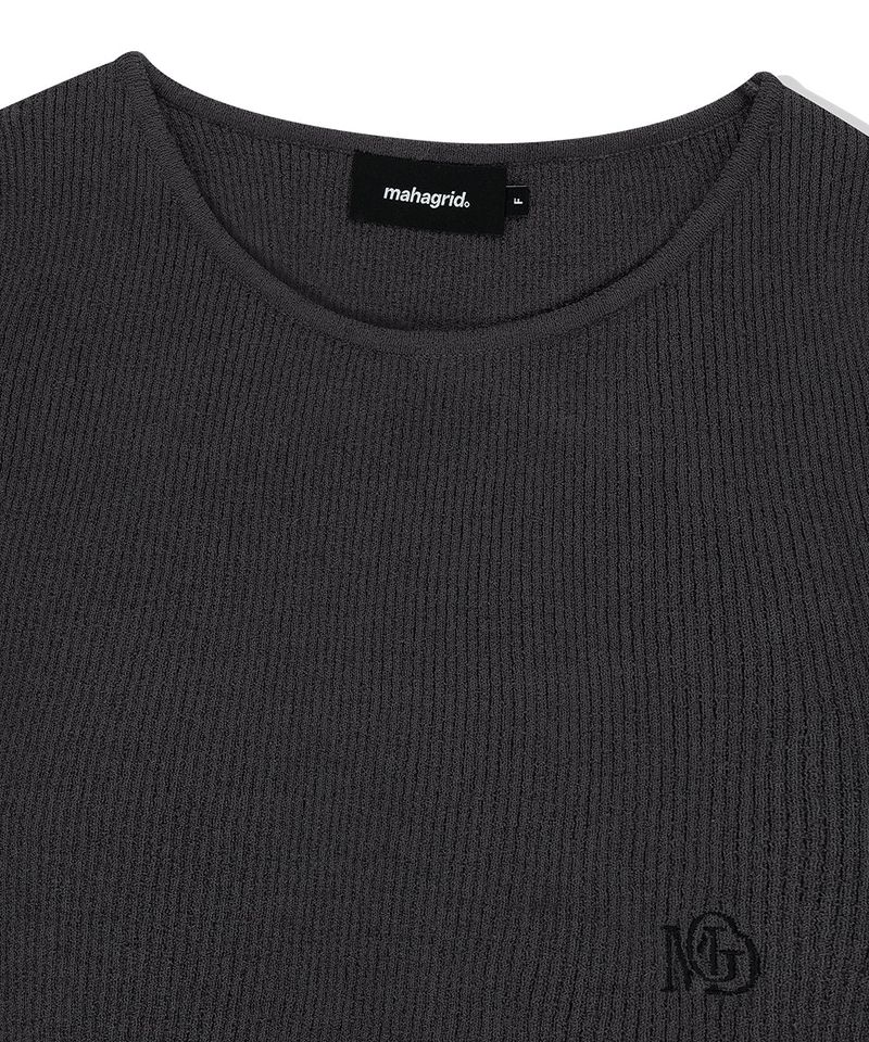 CUT OFF LS KNIT