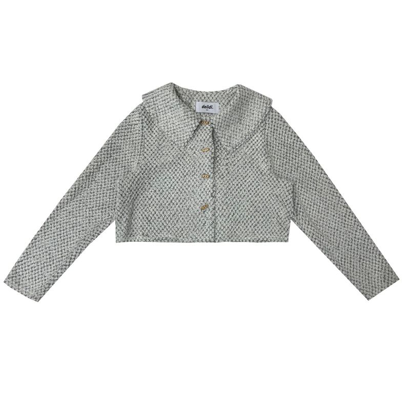 Azure short cardigan (white)