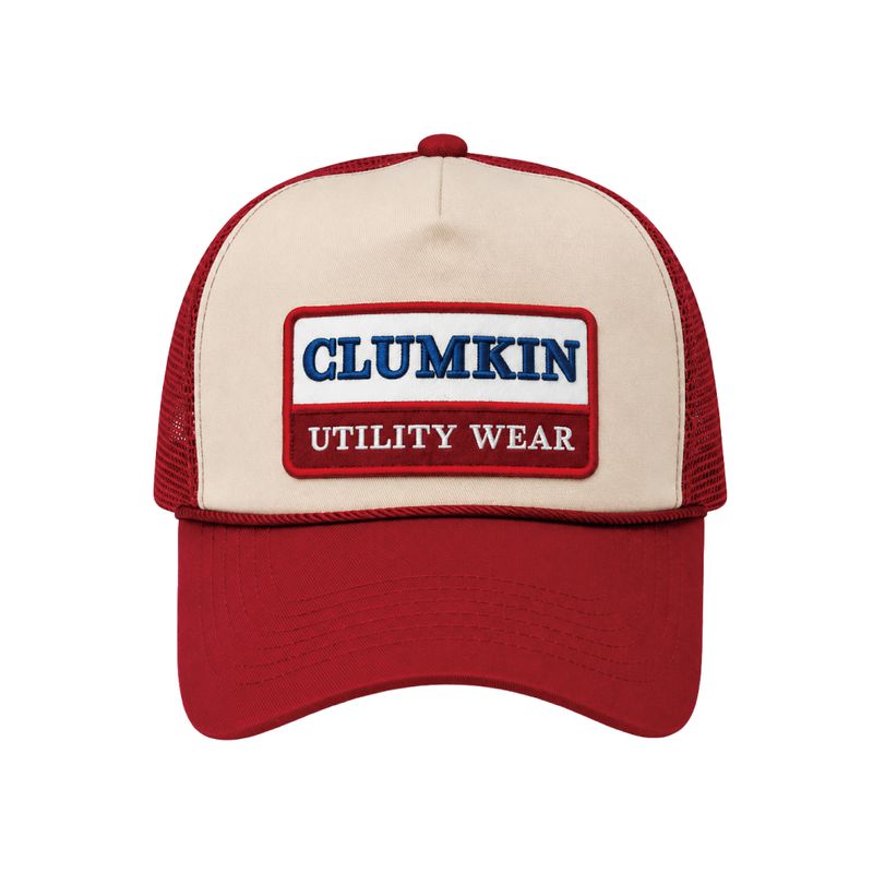 CLUMKIN（クラムキン）の「ヴィンテージパッチメッシュキャップ(RED)（帽子）」