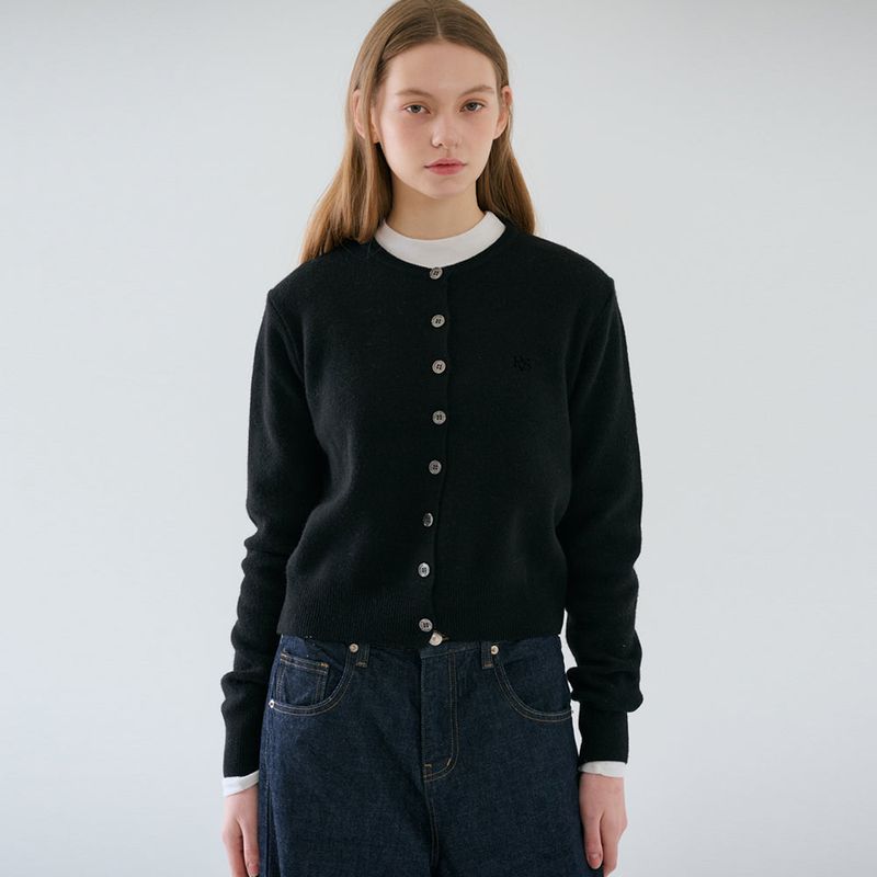 RAVEROUS(レイバロス)の「RVS Round Neck Cardigan Black(Tops)」
